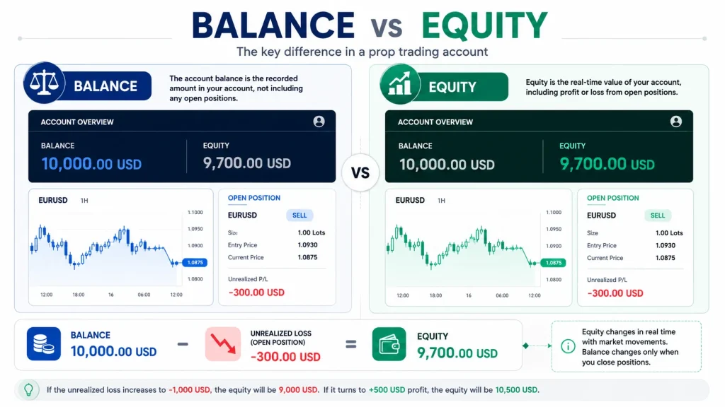 تفاوت بالانس و اکوئیتی