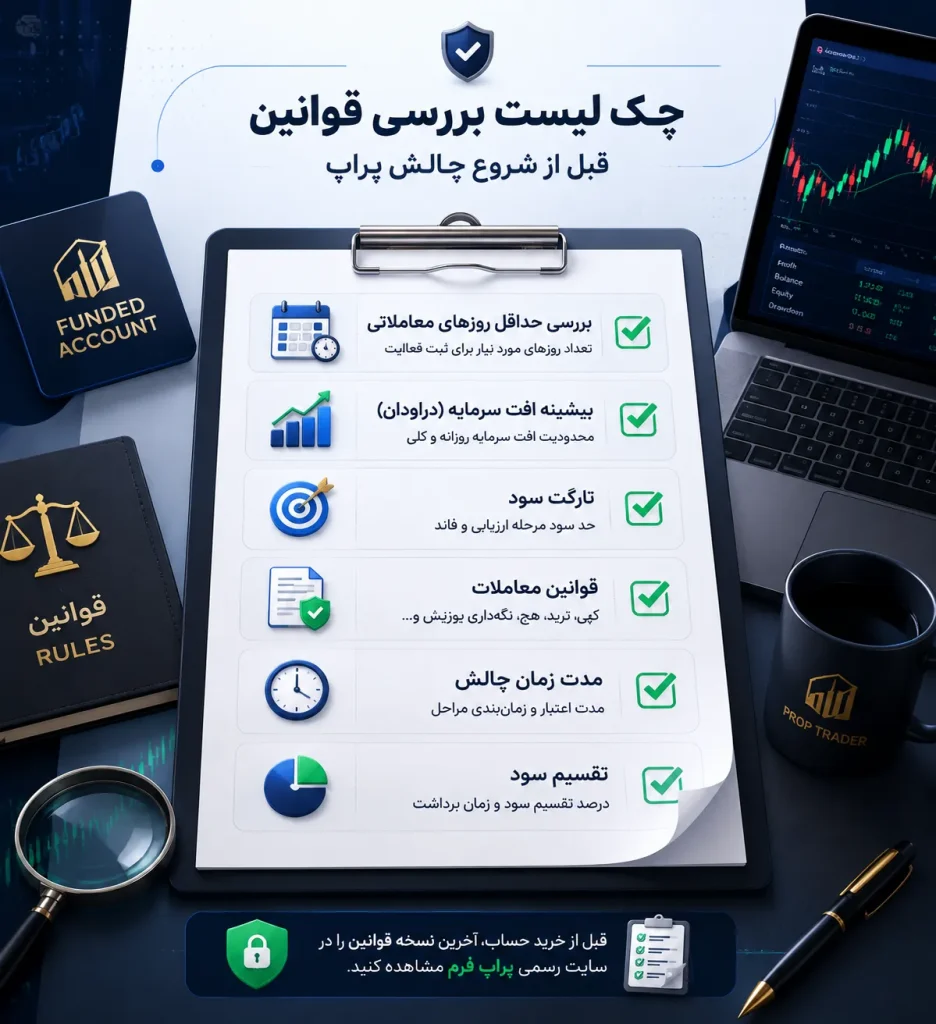 چک‌لیست بررسی حداقل روزهای معاملاتی