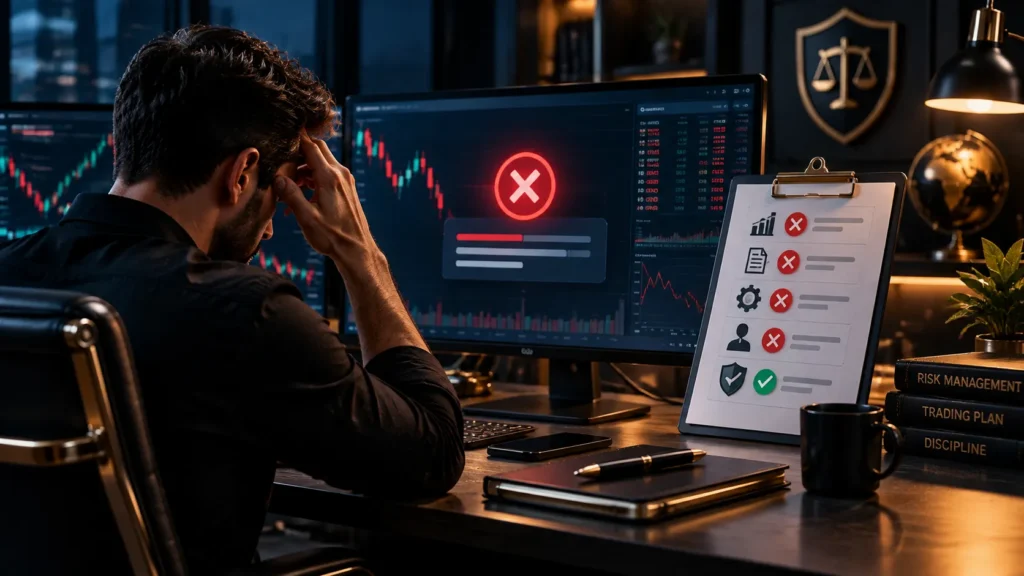 بررسی دلایل رد شدن درخواست برداشت سود در حساب پراپ